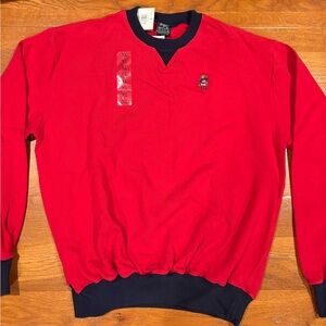 New With Tags Men's Ralph Lauren Bear USA Red Sweater